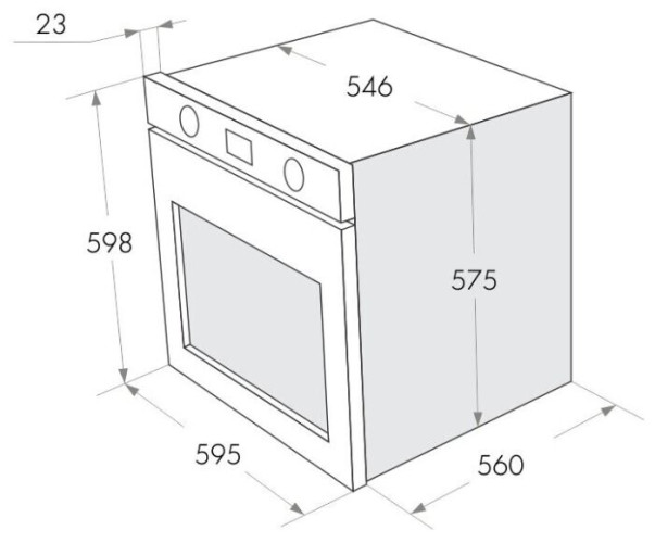 Электрический духовой шкаф Maunfeld MEOFE.676RBG.TMS
