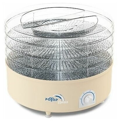Сушилка для овощей Ротор Дива СШ-007-06 3под. прозрачный