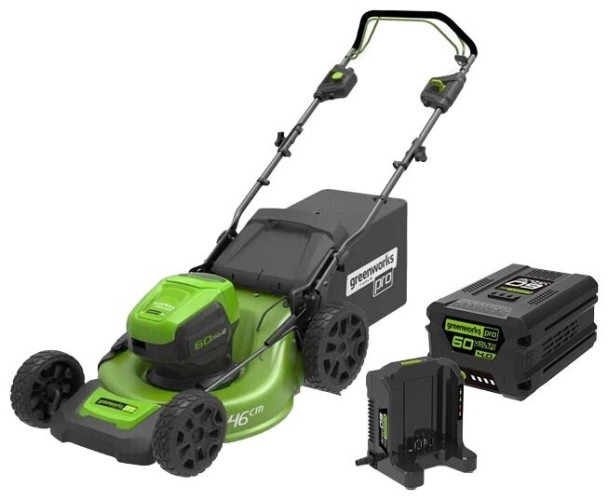 Газонокосилка электрическая greenworks 2502807ub GD60LM46HP