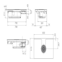 Индукционная варочная панель Elica NIKOLATESLA ONE HP RAW BR/A/83