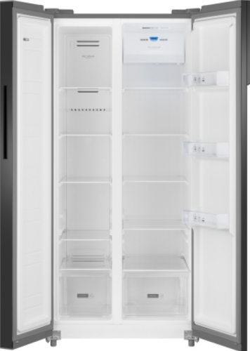 Холодильник Weissgauff WSBS 500 Inox Glass