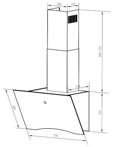 Электрическая варочная панель Kronasteel VENTO 30 BL