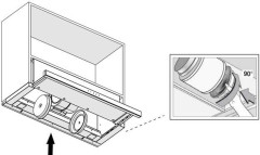 Встраиваемая вытяжка PANDO IES 90 IX TOUCH CT NEGRO 850 SEC