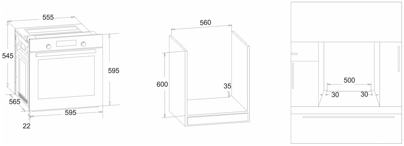 Электрический духовой шкаф Simfer B 6EM 14011