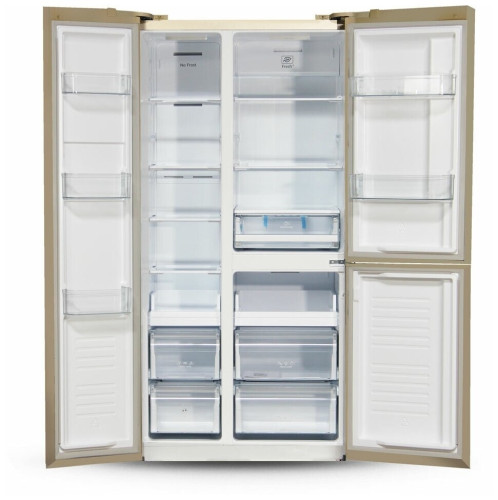 Холодильник Ginzzu NFK-475 шампань