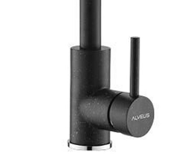 Смеситель для кухни Alveus Dual G91 Carbon черный 1139812