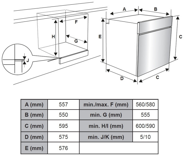 Электрический духовой шкаф Weissgauff EOV 661 PDX