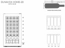 Винный шкаф Dunavox DXFH-28.88