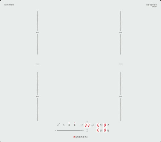 Индукционная варочная панель Meferi MIH604WH Comfort