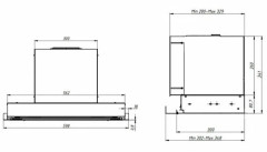 Встраиваемая вытяжка Franke T-FORM CR 60 305.0712.003