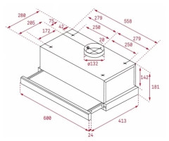 Встраиваемая вытяжка Teka TL 6310 SS