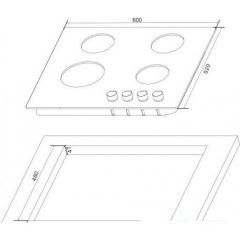 Газовая варочная панель Hansa BHKS 63138