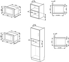 Встраиваемая микроволновая печь Smeg FMI017X