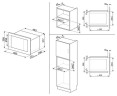 Встраиваемая микроволновая печь Smeg FMI017X