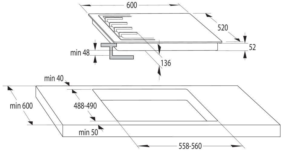 Газовая варочная панель Gorenje GCW 641 SYW