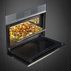 Встраиваемая пароварка Smeg SF4104WVCPS