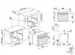 Электрический духовой шкаф Smeg SO6102M2G