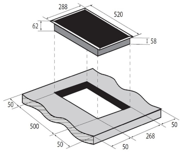 Индукционная варочная панель Zugel ZIH293W
