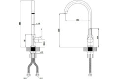 Смеситель для кухни Esko SORRENTO SR519