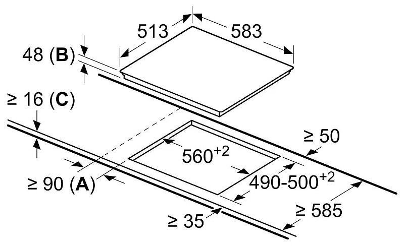 Электрическая варочная панель Bosch PKN645BB2E