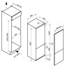 Встраиваемый холодильник Maunfeld MBF193NFFW