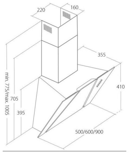 Кухонная вытяжка Akpo Cetias WK-4 90 WH