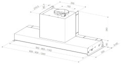 Встраиваемая вытяжка Faber In-Nova Smart X A60