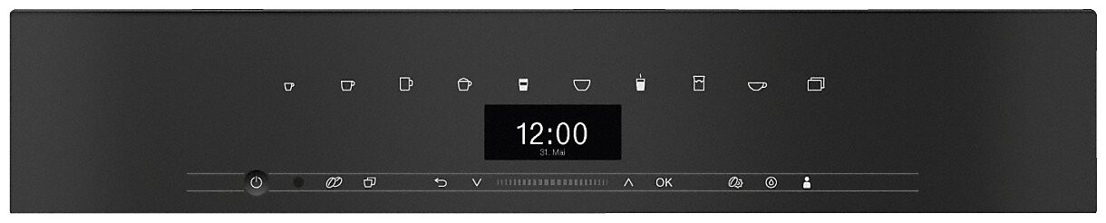 Встраиваемая кофемашина Miele CVA7440 OBSW черный обсидиан