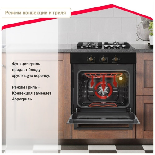 Электрический духовой шкаф Simfer B6EL18017