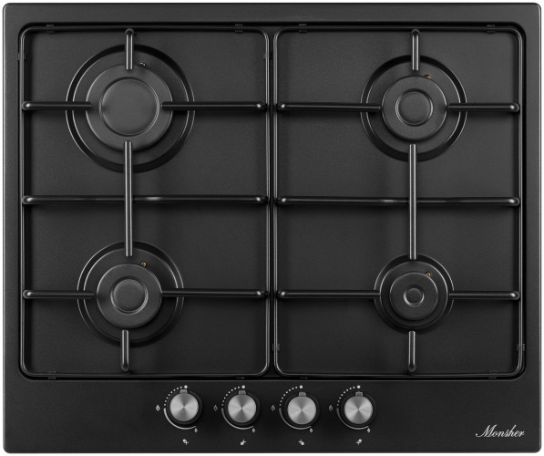 Газовая варочная панель Monsher MSG 66 Noir