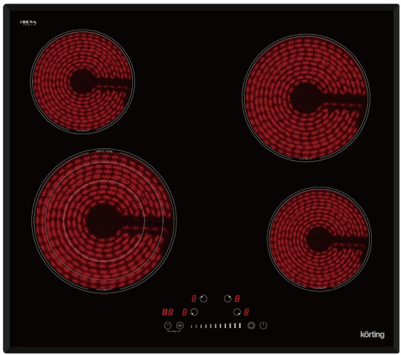 Электрическая варочная панель Korting HK 63500 B