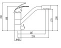 Смеситель для кухни Savol S-L1321L