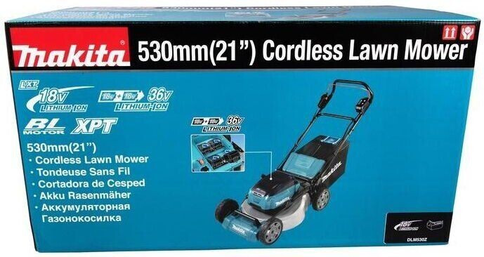 Газонокосилка аккумуляторная Makita DLM530Z