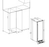 Винный шкаф LaSommeliere PRO160DZN
