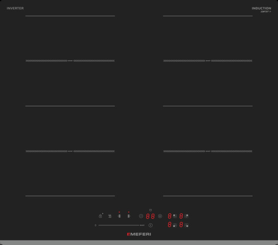 Индукционная варочная панель Meferi MIH604BK Comfort Plus