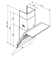 Кухонная вытяжка Smeg KTS75BCE