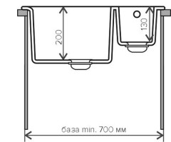 Кухонная мойка Polygran Brig-620 черный