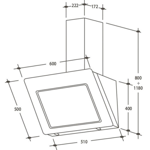 Кухонная вытяжка Candy CDM 6750 LN JV