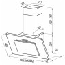 Кухонная вытяжка MAUNFELD TOWER GS 90