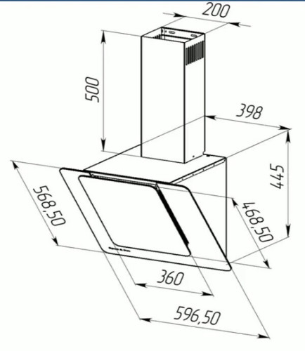 Кухонная вытяжка Zigmund & Shtain K 150.6 S