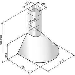 Кухонная вытяжка Elikor Эпсилон 60 белый