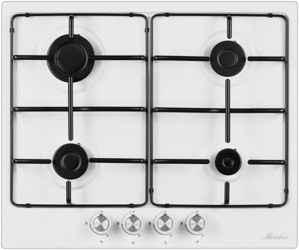 Газовая варочная панель Monsher MSG 66 Blanc