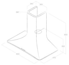 Кухонная вытяжка Elica SWEET COPPER A 85 CAM
