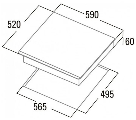 Индукционная варочная панель Cata IDB 6003 PRO BK
