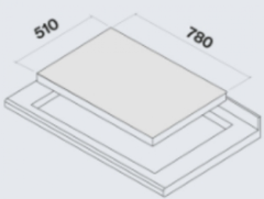 Индукционная варочная панель Falmec PIANO INDUZIONE 78x51 P01F7851.00#ZZZN400F