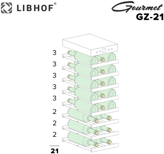 Винный шкаф Libhof GZ 21