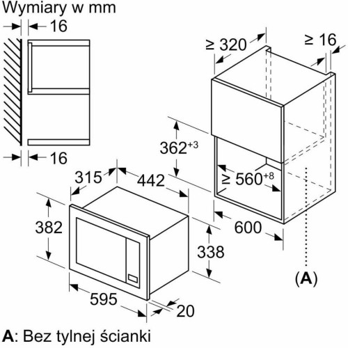 Встраиваемая микроволновая печь Bosch BEL623MB3