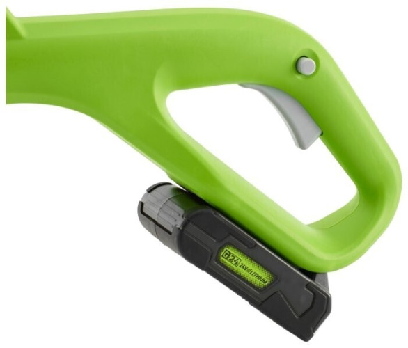 Триммер аккумуляторный greenworks 2101207ua 24V G24LT30 Basic, с АКБ и ЗУ