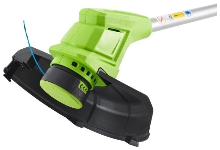 Триммер аккумуляторный greenworks 2101207ua 24V G24LT30 Basic, с АКБ и ЗУ