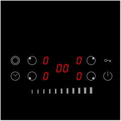 Электрическая варочная панель Korting HK 62550 B